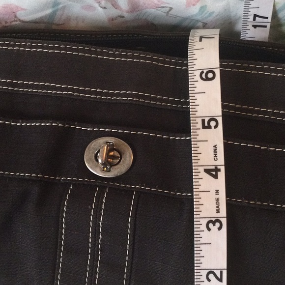 Fossil canvas shoulder/crossbody handbag. Jean style with adjustable strap. - Picture 4 of 5